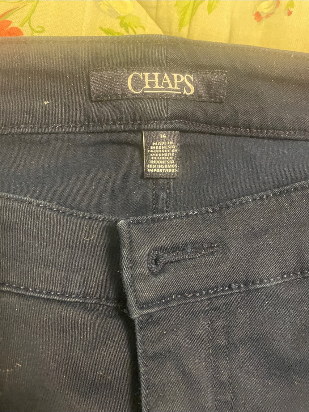 Chaps Women’s Dark Navy Slim Jeans